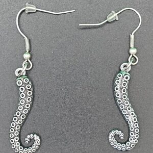 Octopus Tentacle Earrings