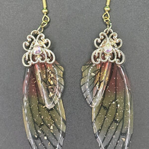 Fire Fairy Wings Earrings