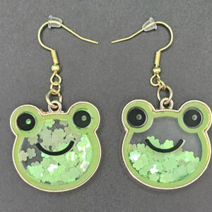 Mischievous Frog Earrings