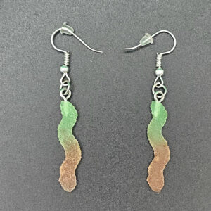 Sour Gummy Worm Earrings